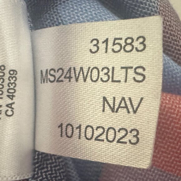 Peter Millar Boothbay Summer Soft Cotton Button Front Plaid Shirt Size XL NWT - Picture 13 of 13